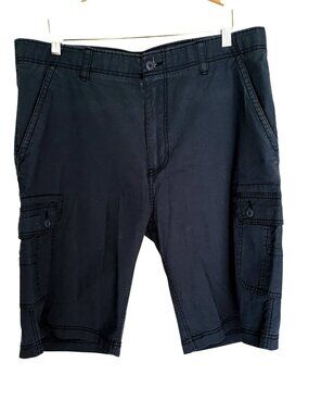 WEAR FIRST-MENS BLUE HIKING CARGO SHORTS LIGHT WEIGHT QUICK DRY 97%COTTON SIZE38